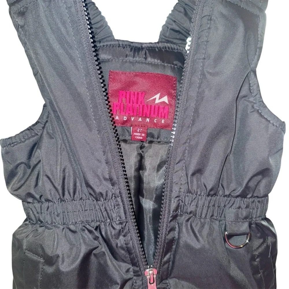 Pink Platinum Snow Overalls